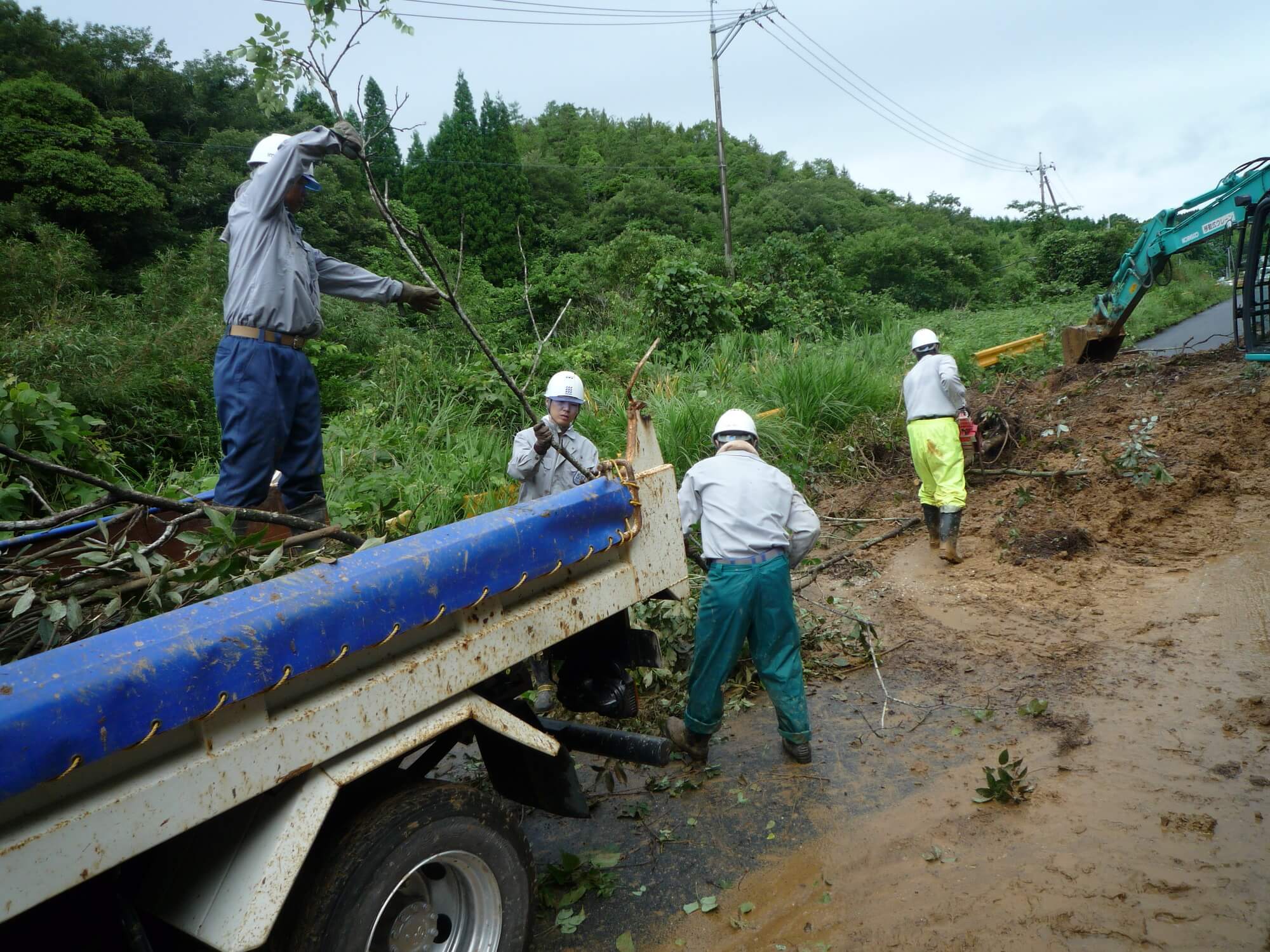 災害緊急対策の写真