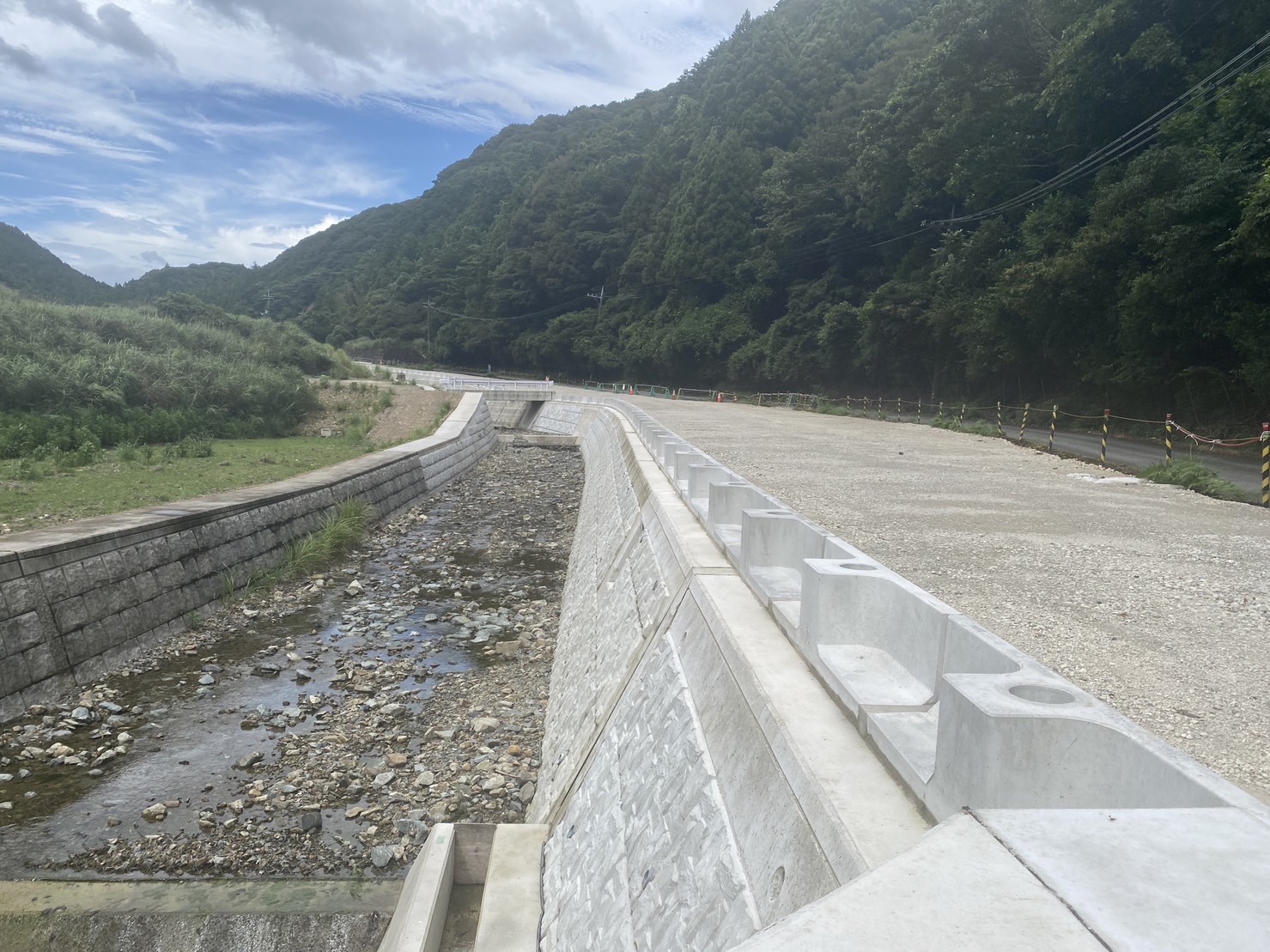 長門秋芳線 単独道路改良（県道）工事 第1工区の写真
