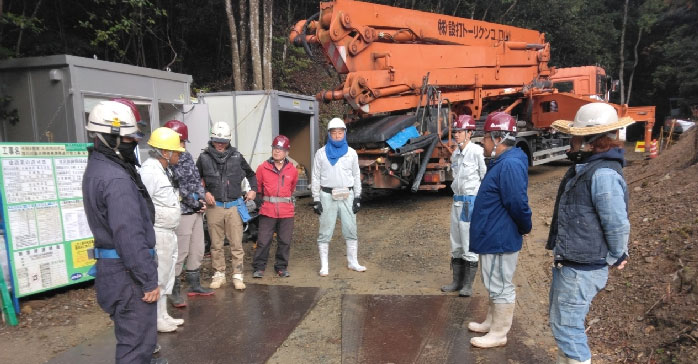 工事スタートの写真