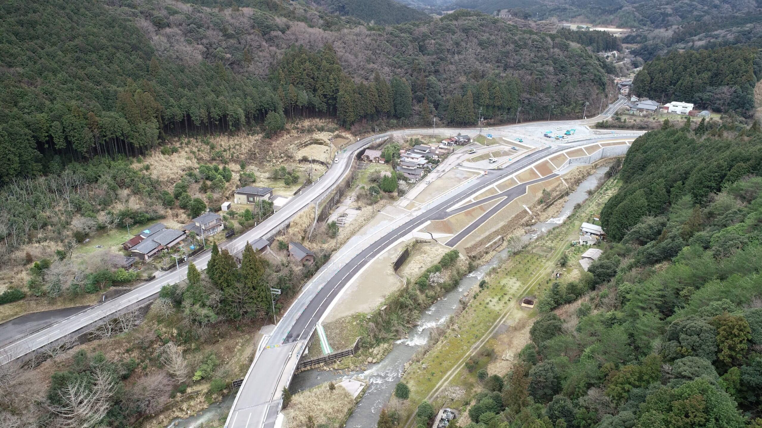 美祢油谷線改良工事第1工区の写真