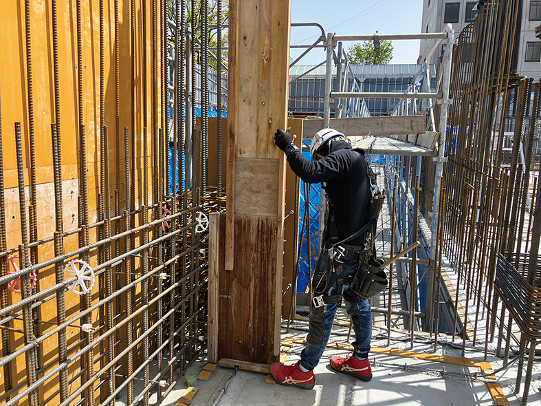 作業開始の写真