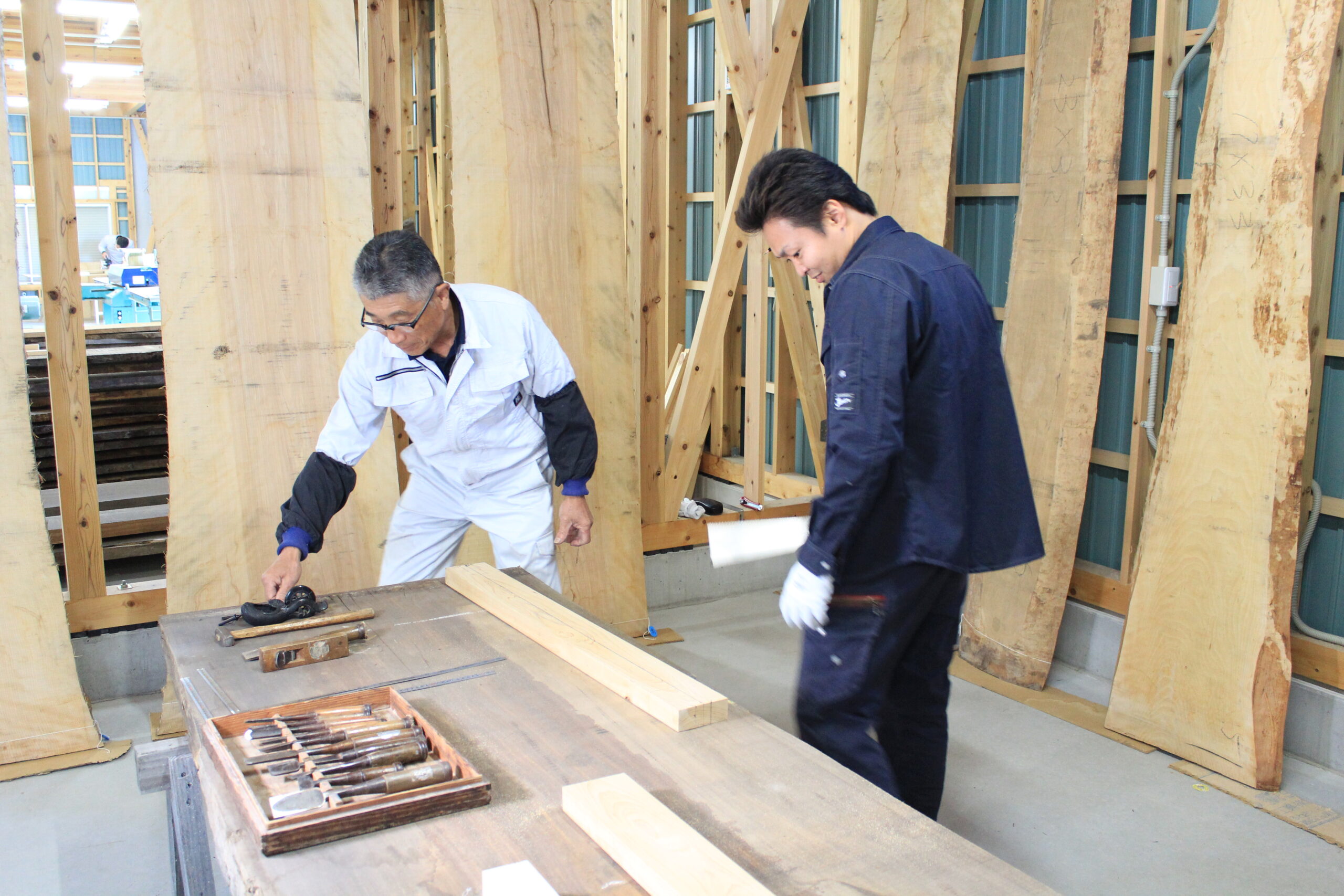 大工さんの仕事を1日体験の写真