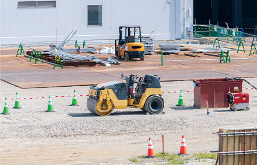 作業開始の写真