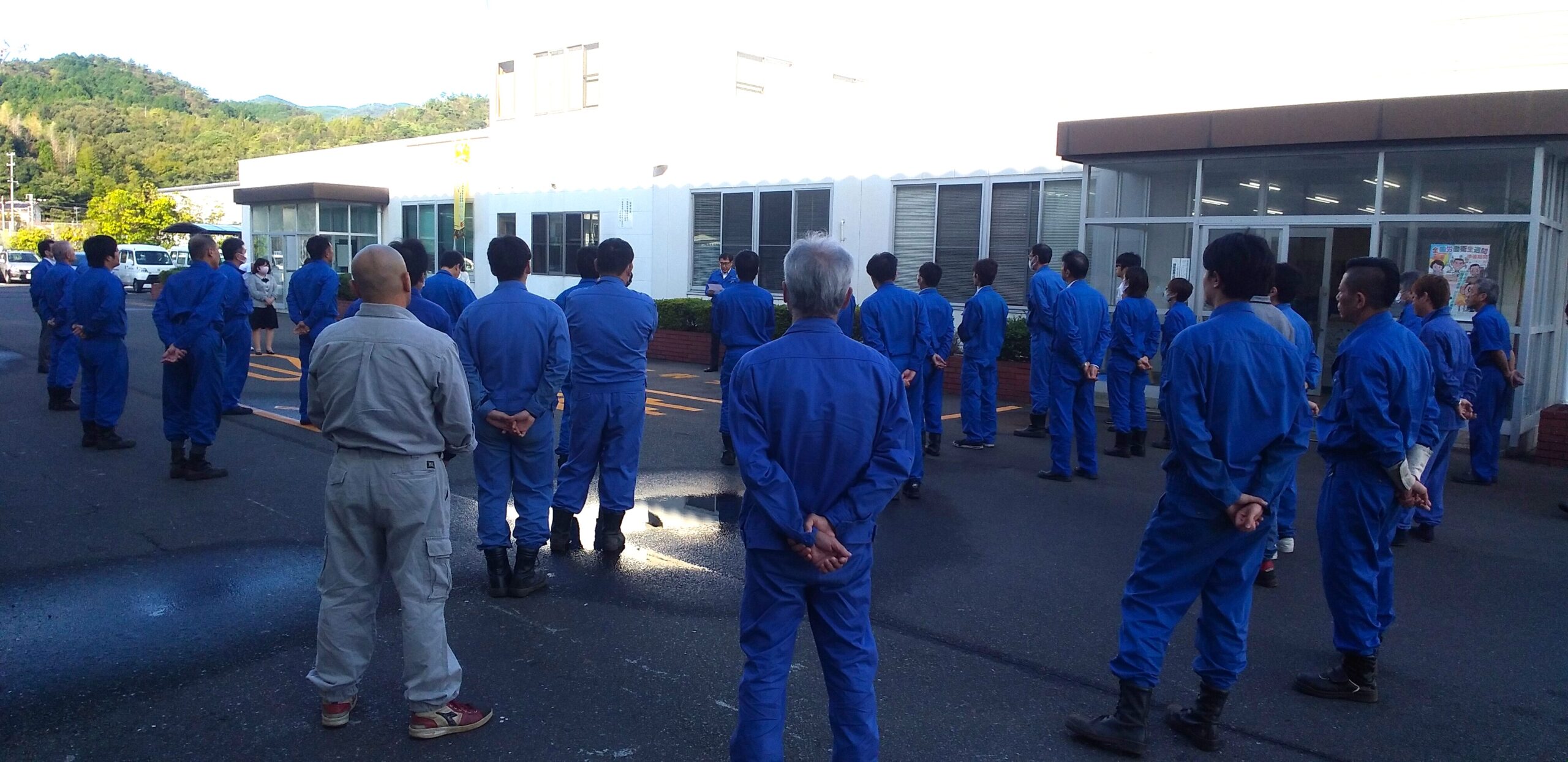 ラジオ体操・朝礼の写真