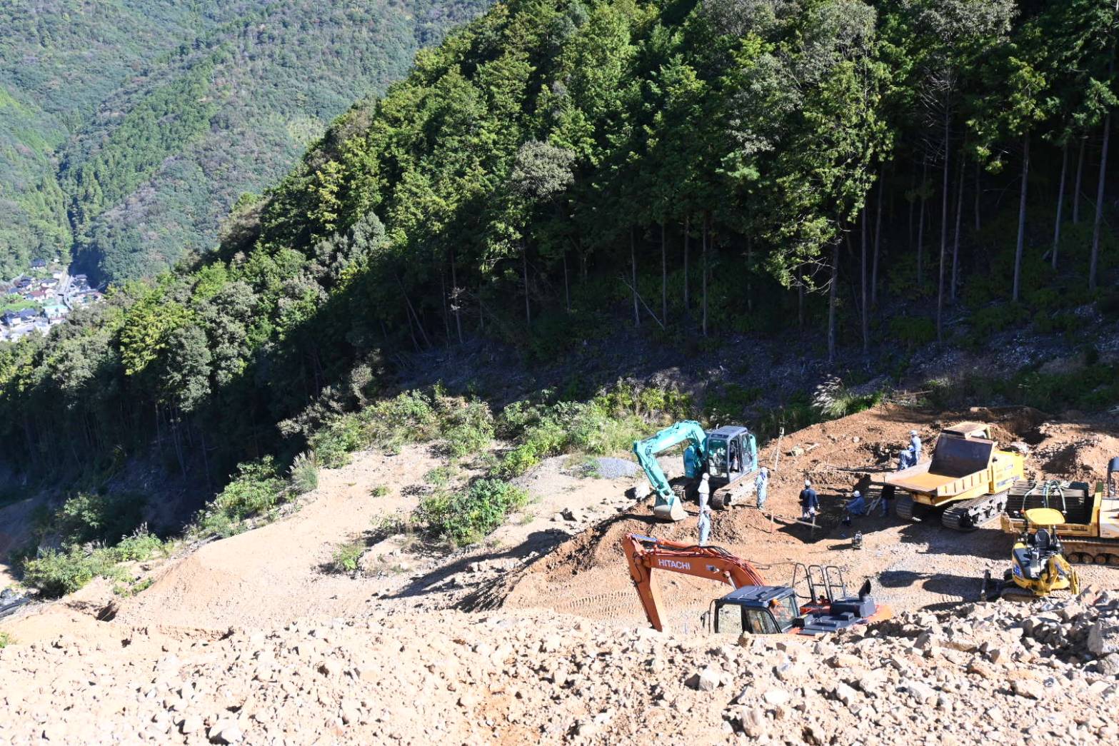 作業開始の写真