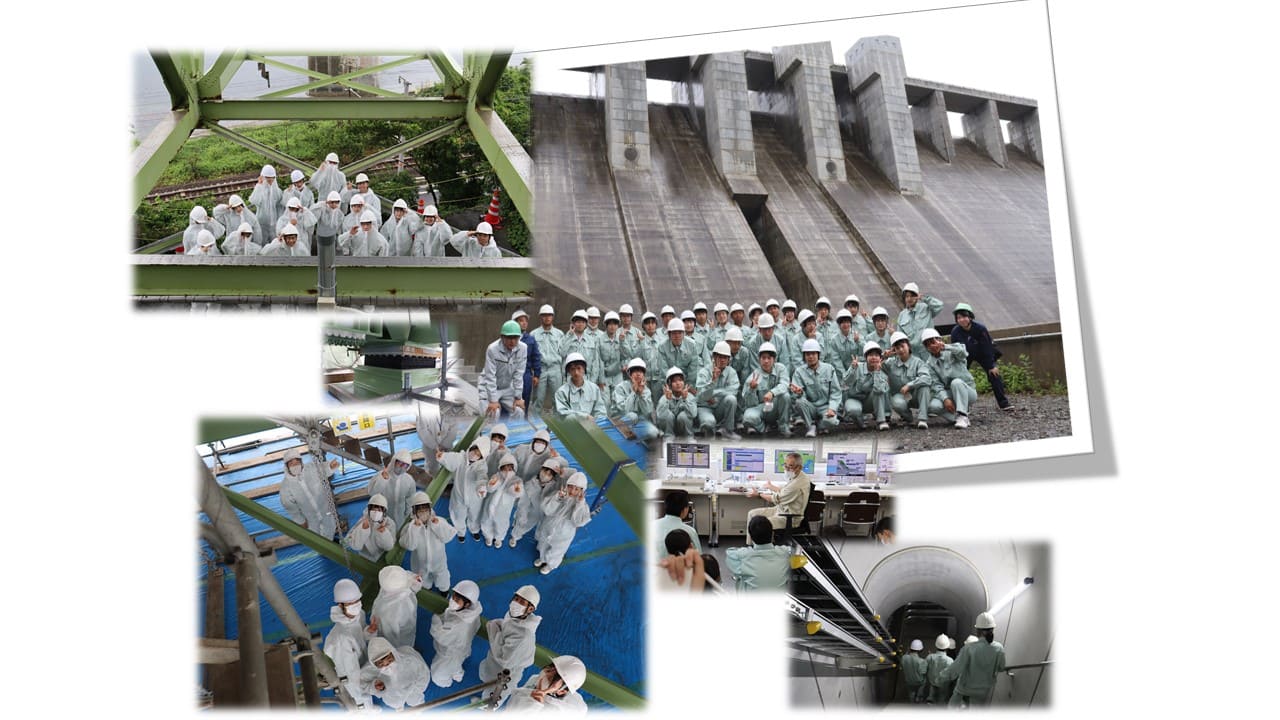 工業技術基礎・測量・土木基礎力学・土木実習などの写真