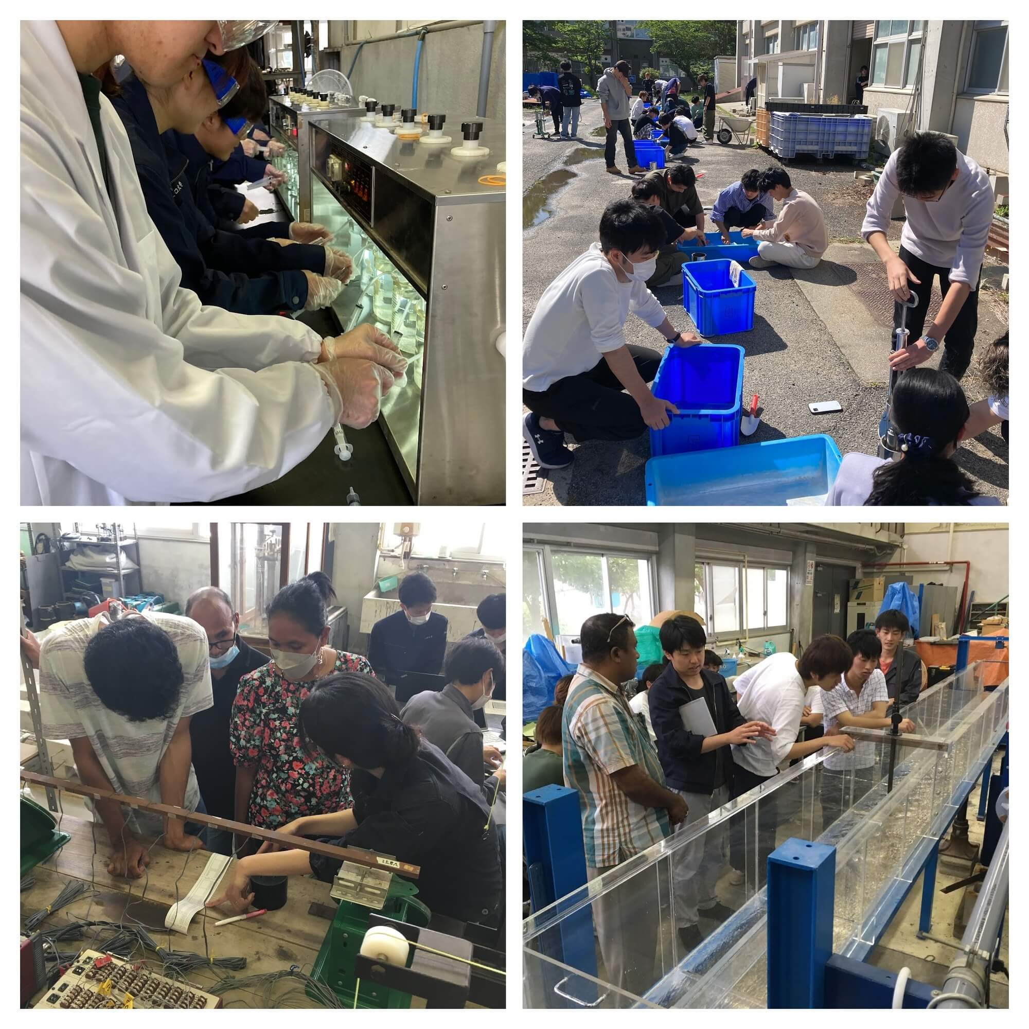 建設基礎実験・ものづくり創成実習の写真