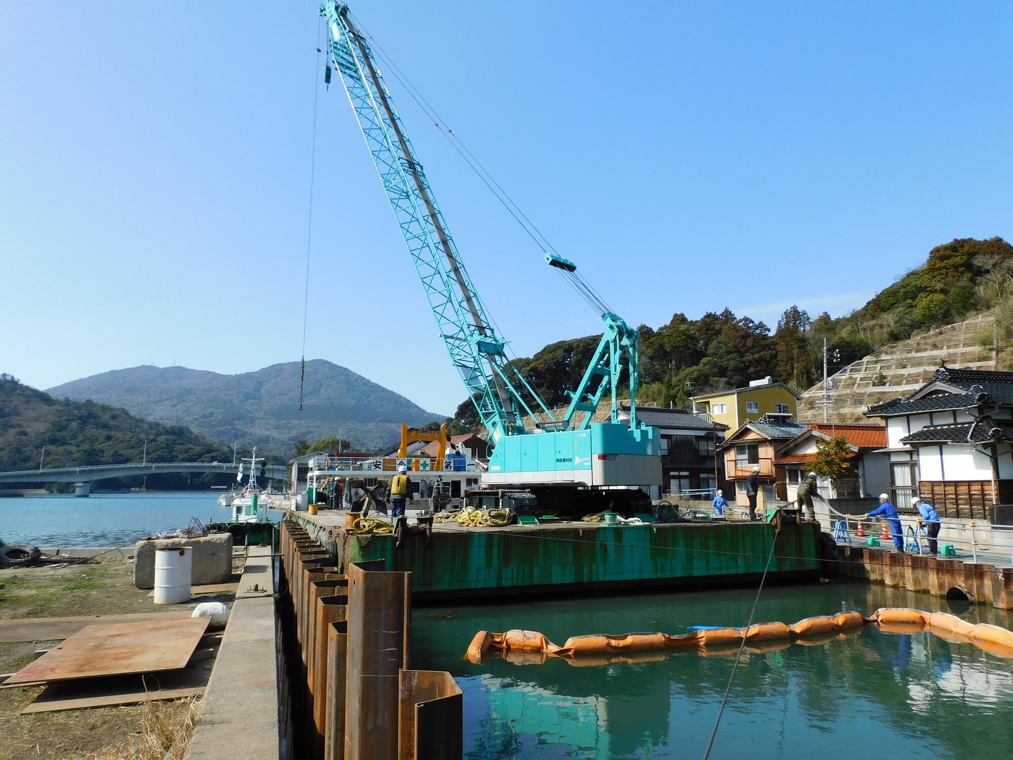 江崎漁港海岸 海岸保全施設整備連携工事 (R3~R6)の写真
