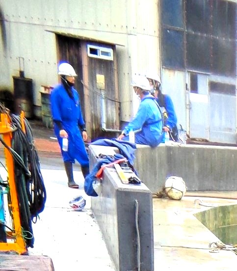 片付け及び終礼の写真