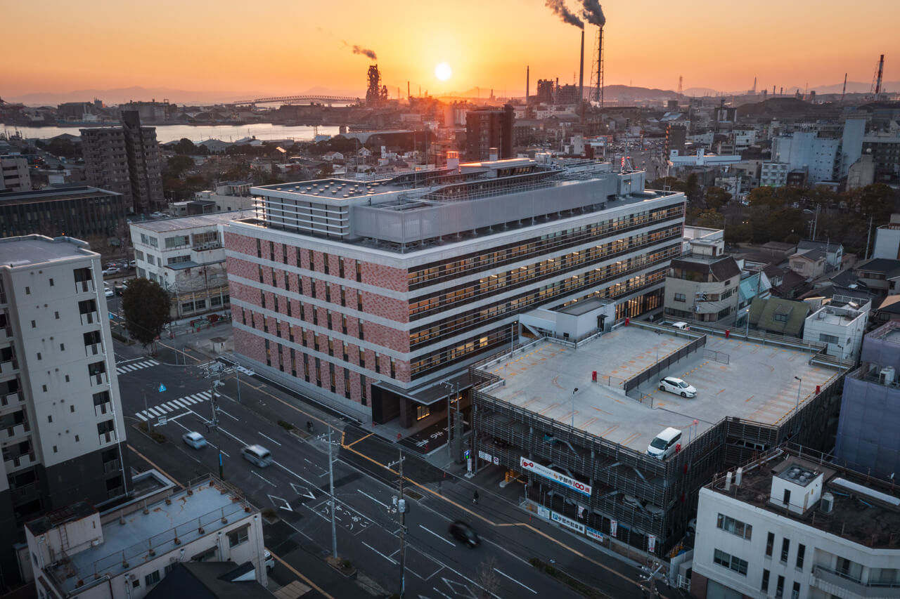 宇部市新庁舎1期棟新築(建築主体)工事の写真