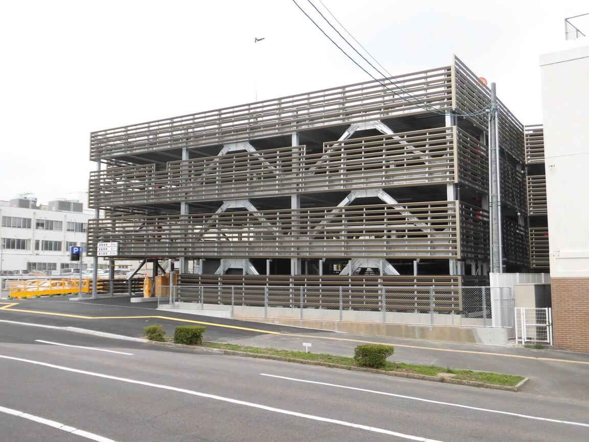 宇部市新庁舎立体駐車場新築工事の写真