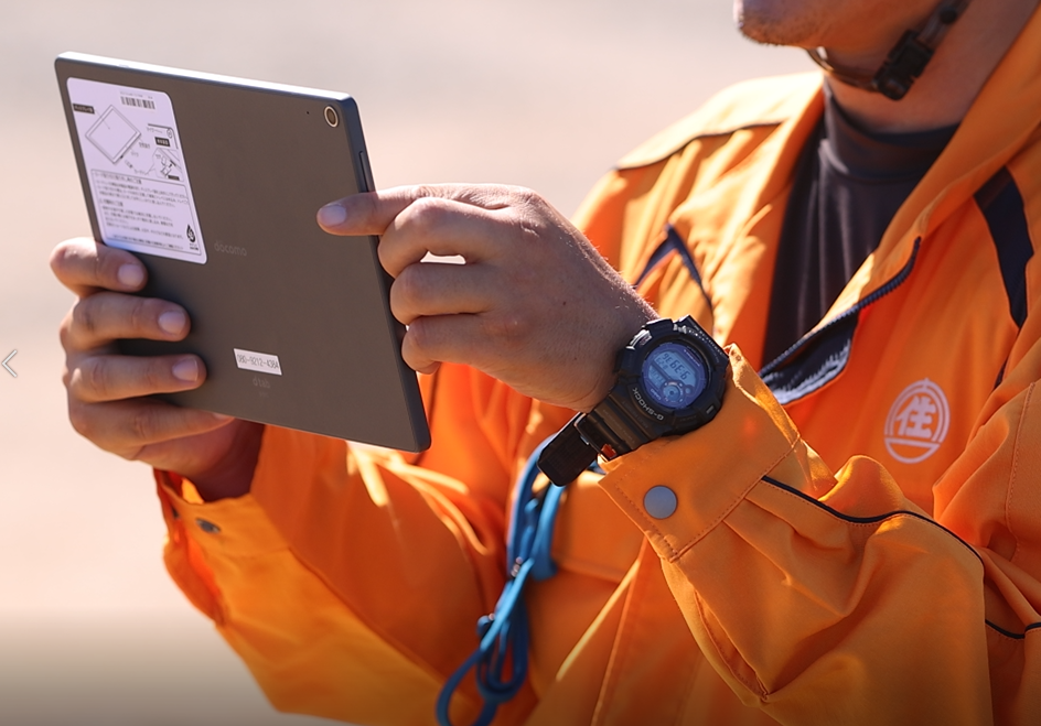 現場巡回・工事写真撮影等の写真