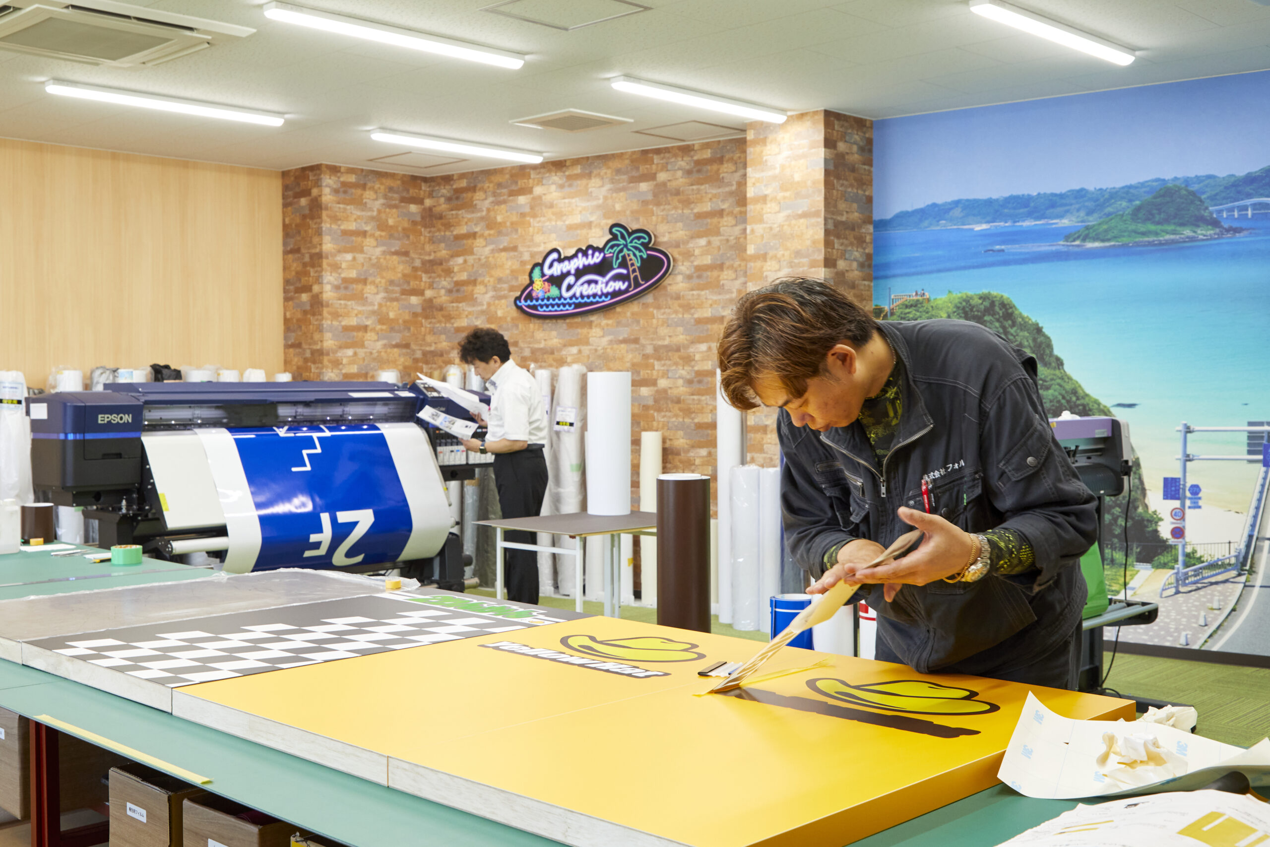 シート出力の写真