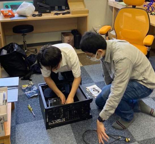 業務再開の写真