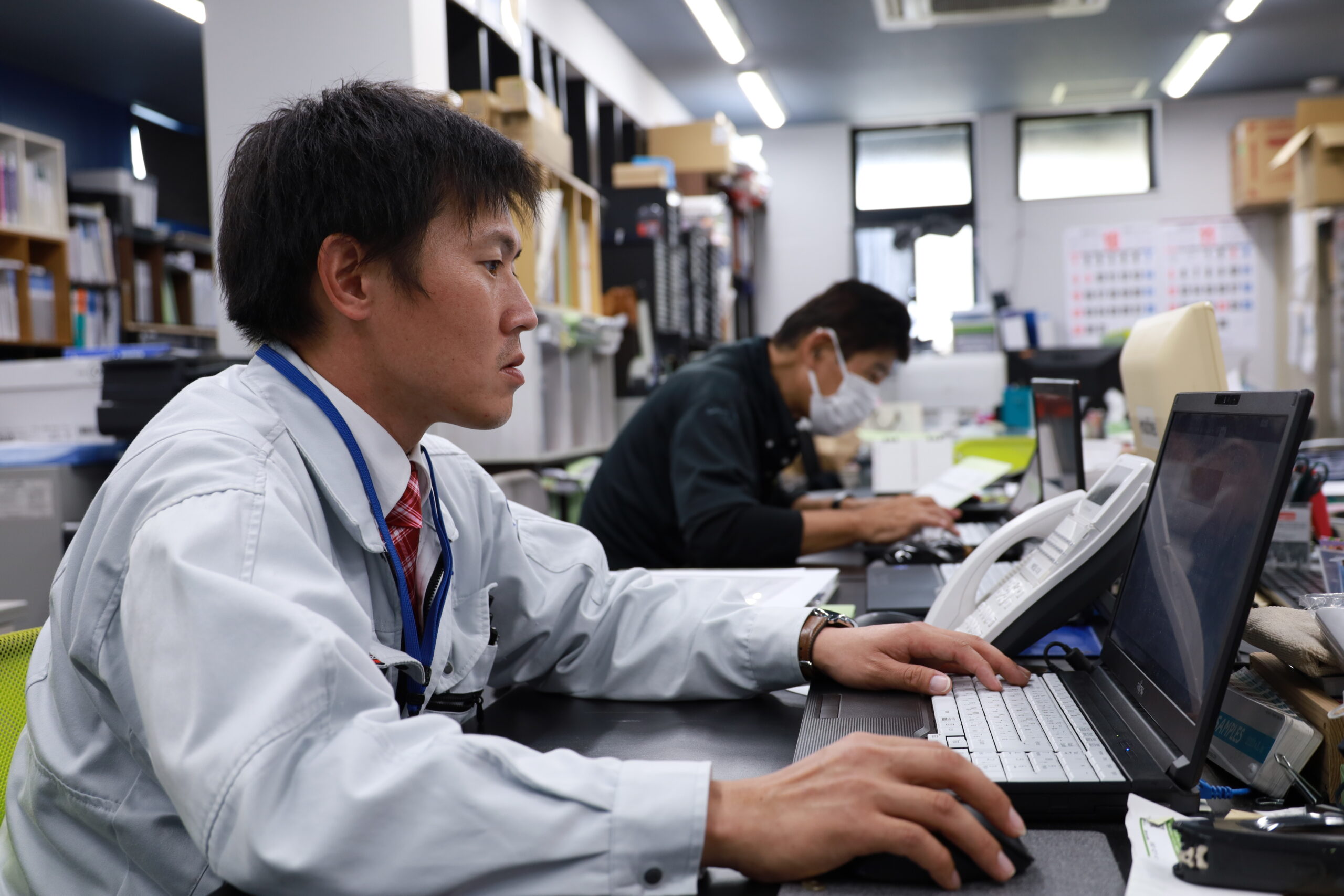 昼休憩・見積もり作成の写真