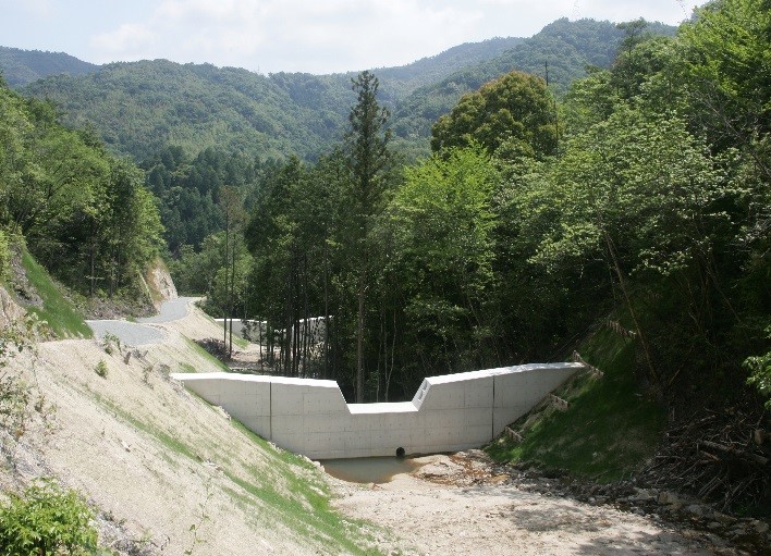 大井谷地区治山工事の写真