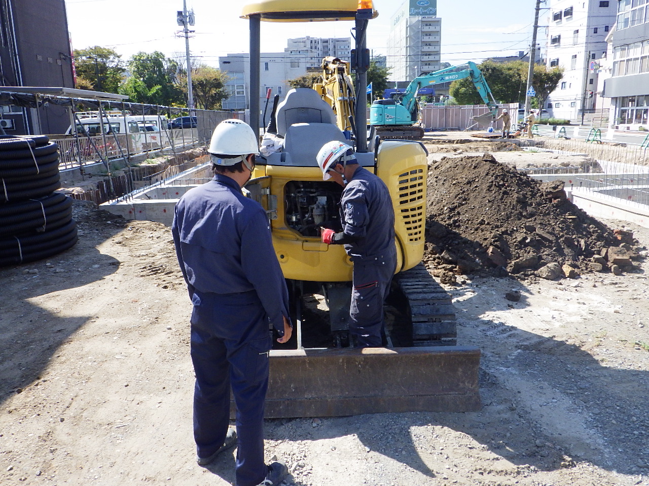 始業前点検の写真