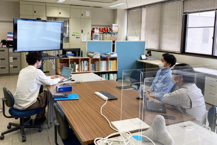 打ち合わせの写真