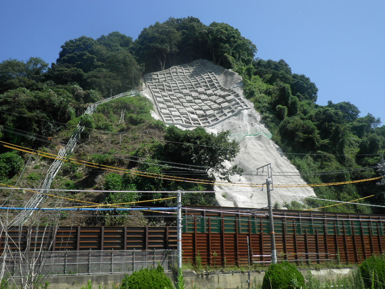 光市　188号線　法面保護工事の写真