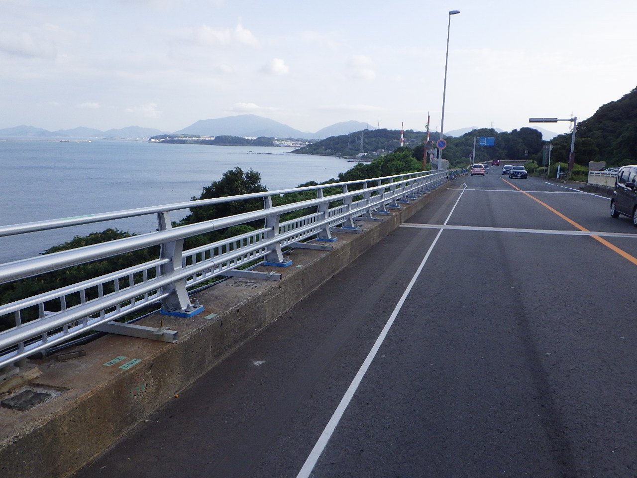 彦島大橋　高欄更新工事の写真