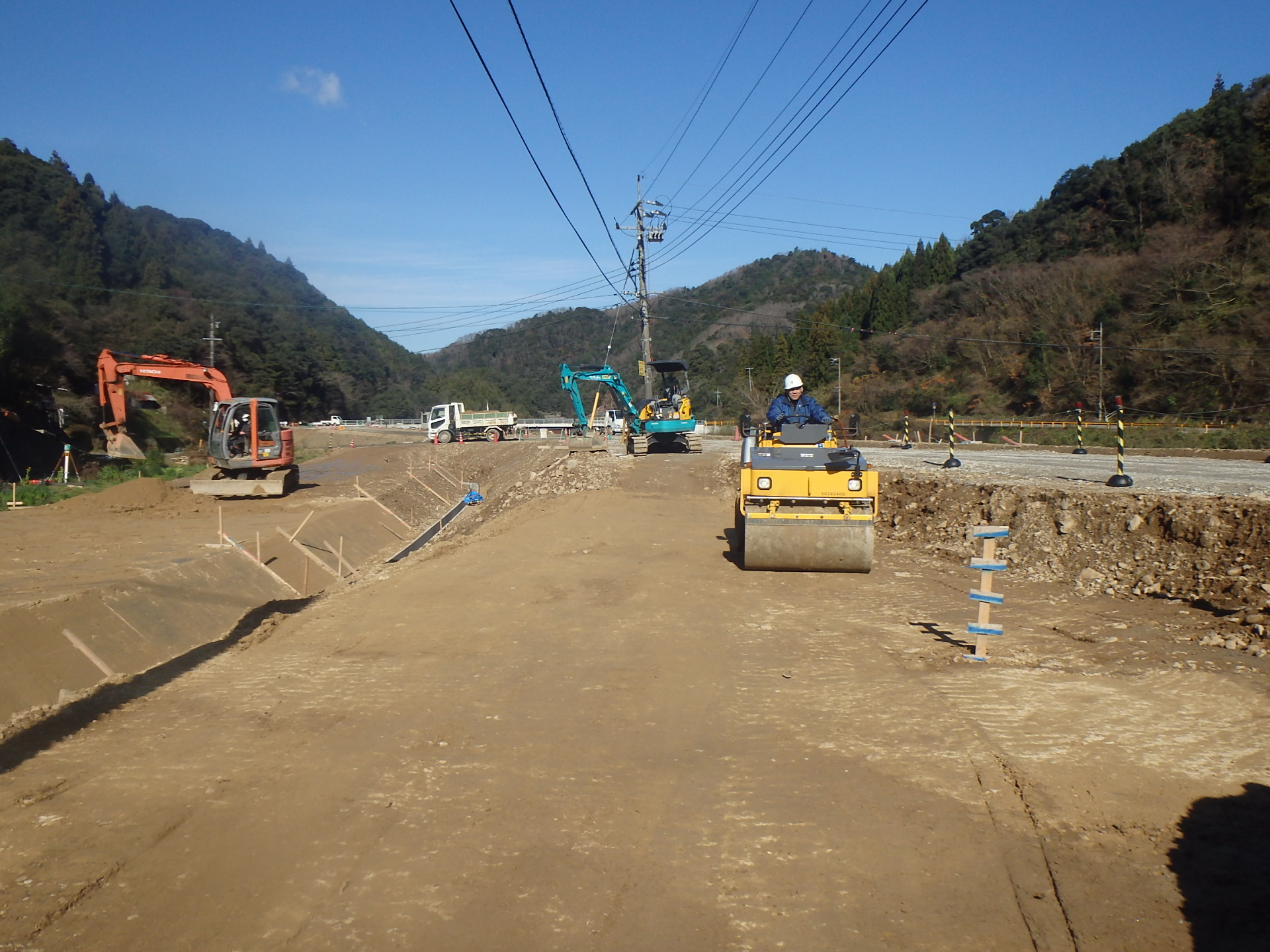 現場作業開始の写真