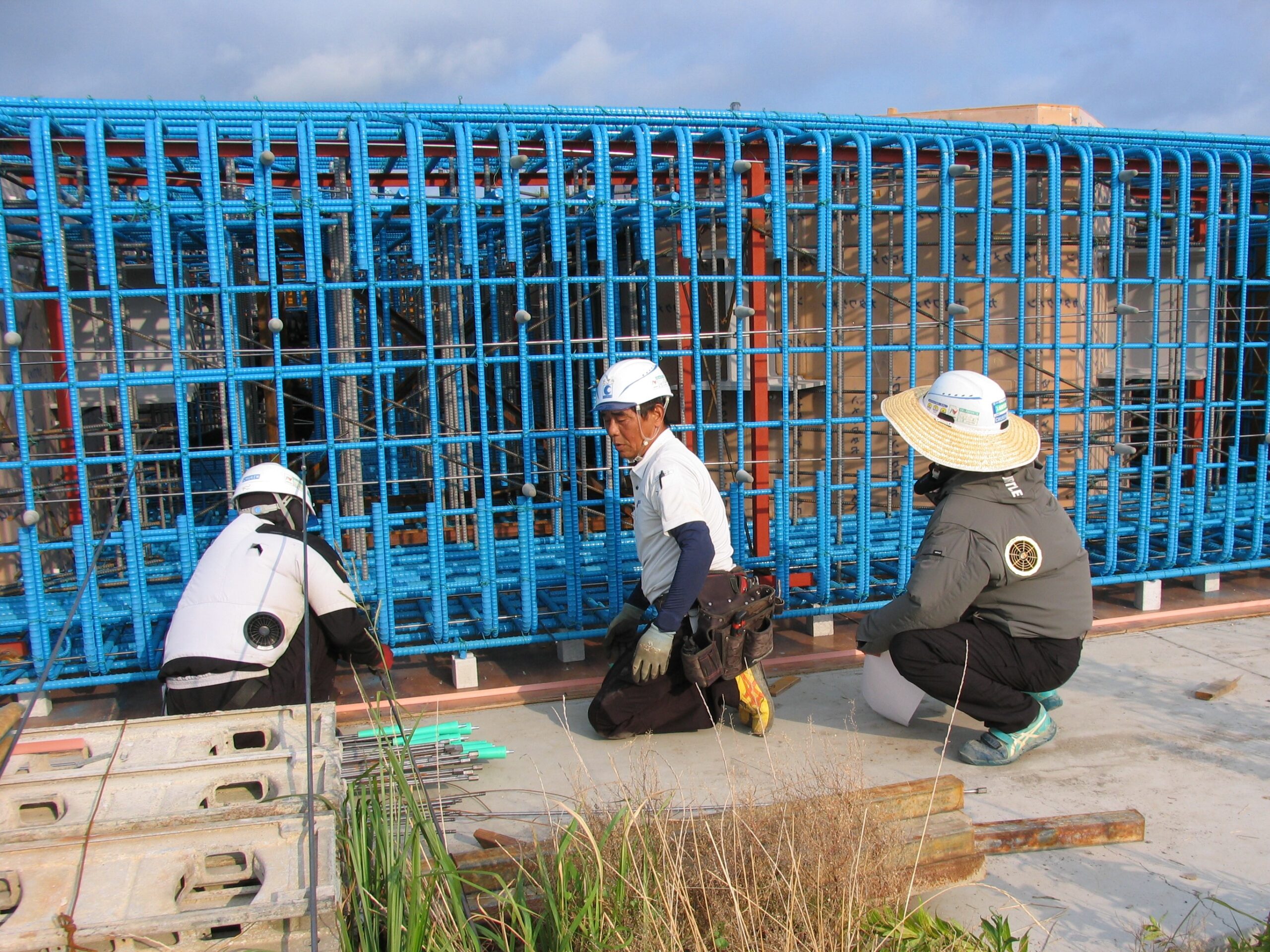 作業開始の写真