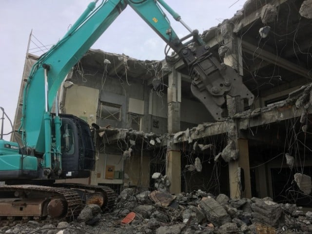 JA山口大島　森野支所解体工事の写真