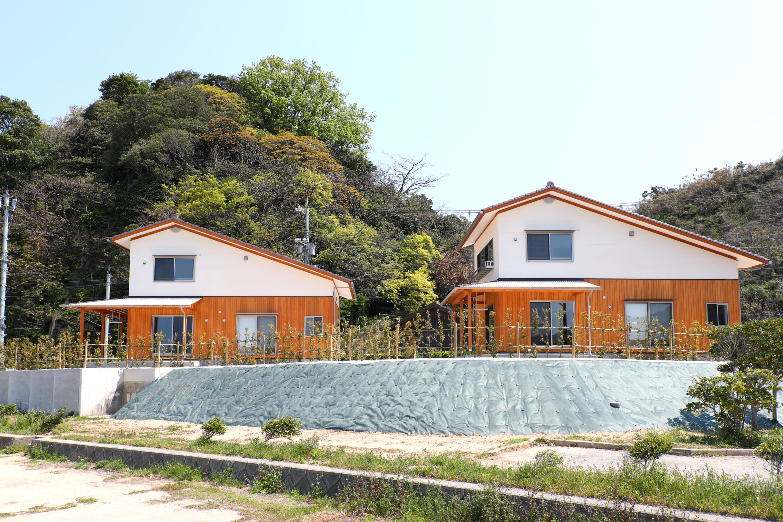 阿武町定住促進住宅（尾無団地）新築工事の写真