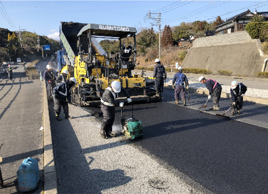 令和6年度主要県道小野田山陽線単独舗装補修（県道）工事第1工区の写真