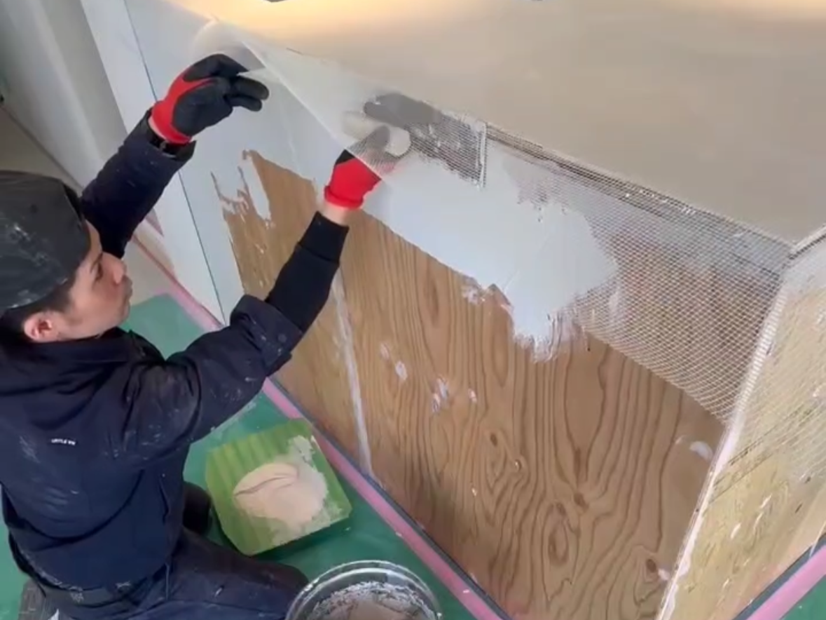 下地作りの写真