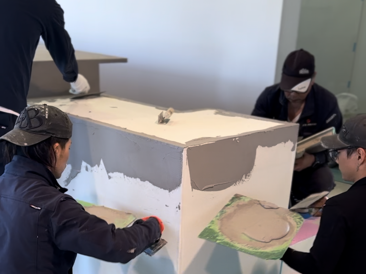 下地塗りの写真