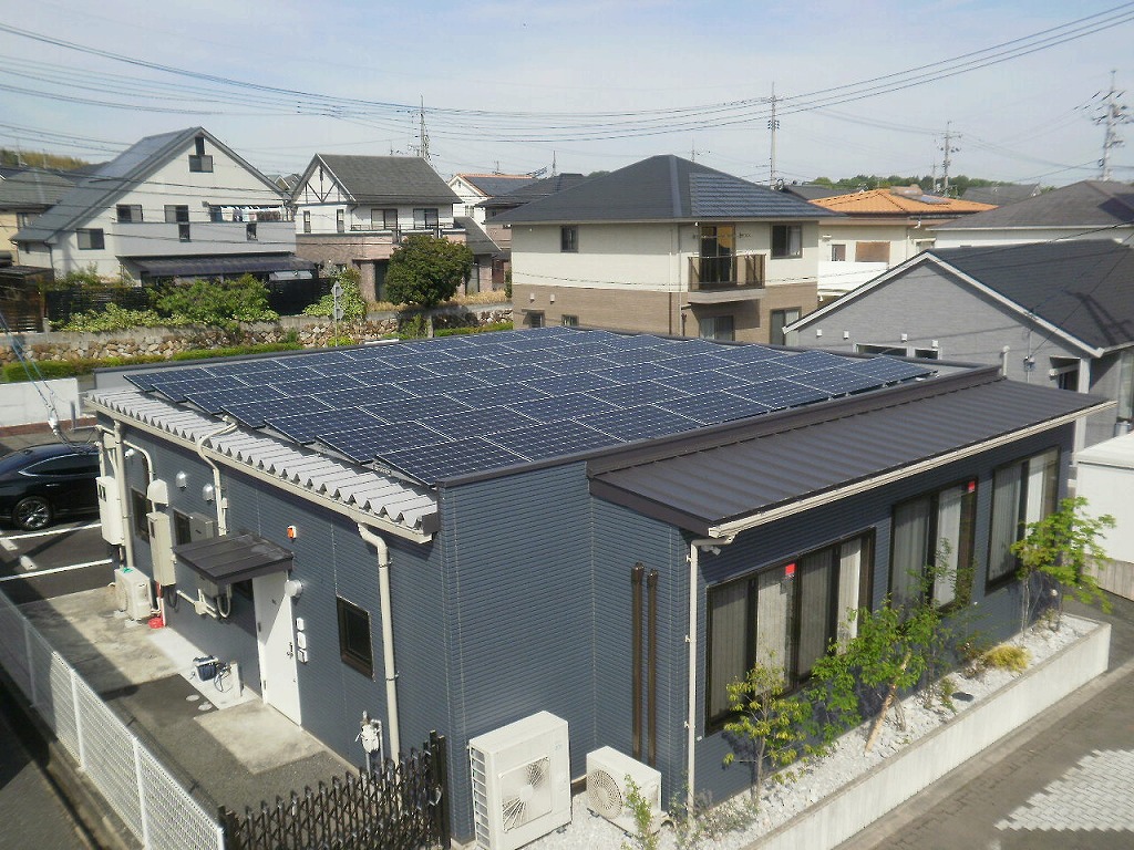 ㈱藤井産業様　産業用太陽光設置の写真