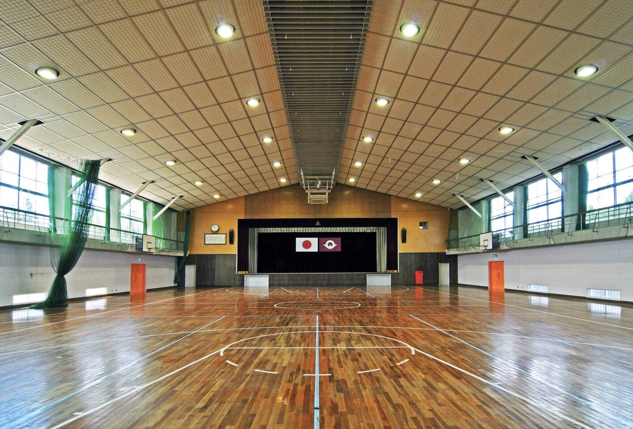 厚狭高校体育館耐震改修の写真