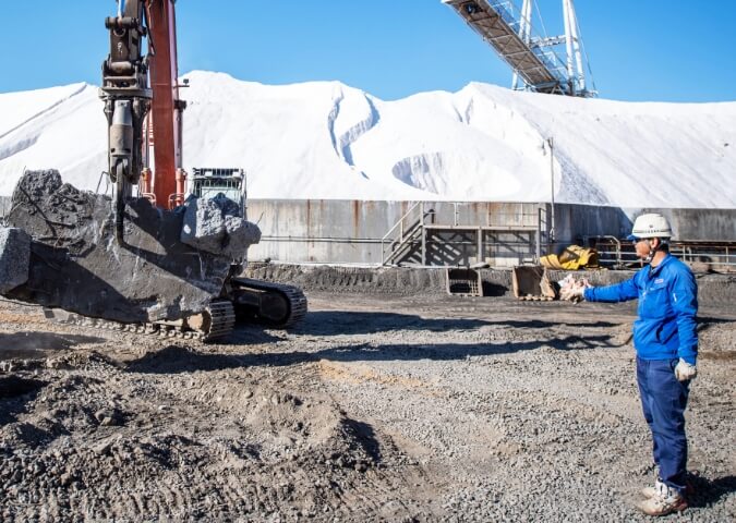 土木工事の仕事の写真