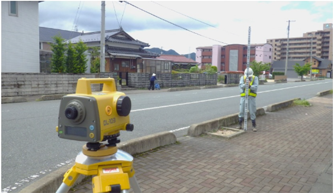 測量の写真