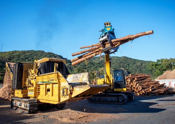 バイオマス事業の仕事の写真