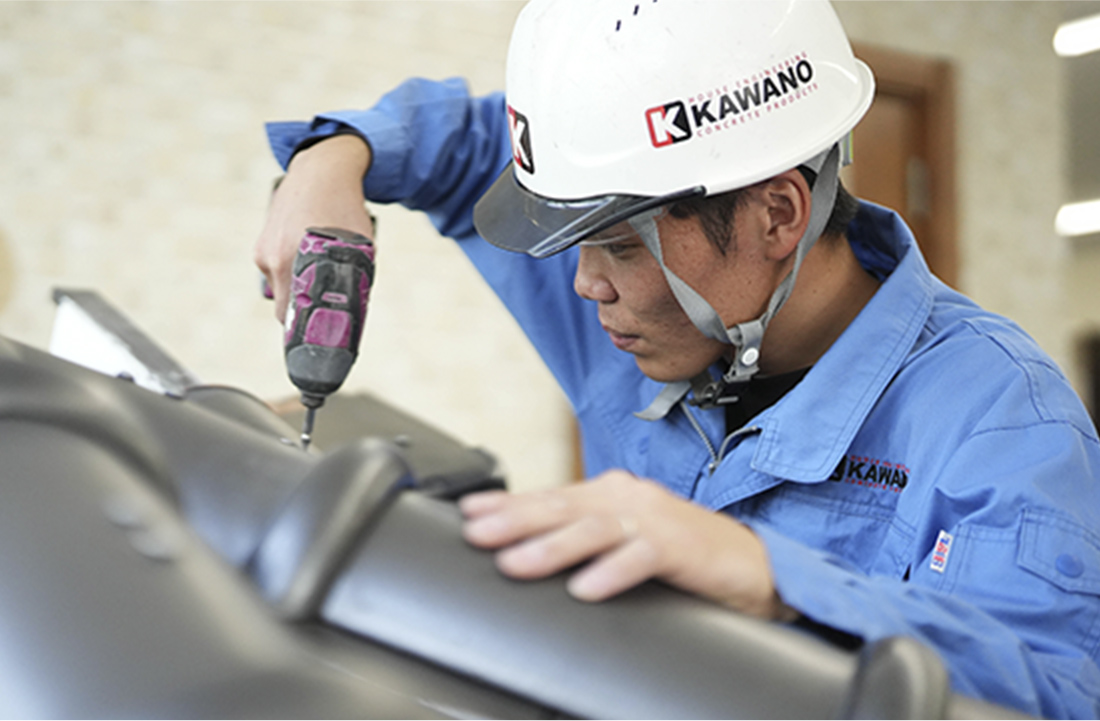 施工職人の写真