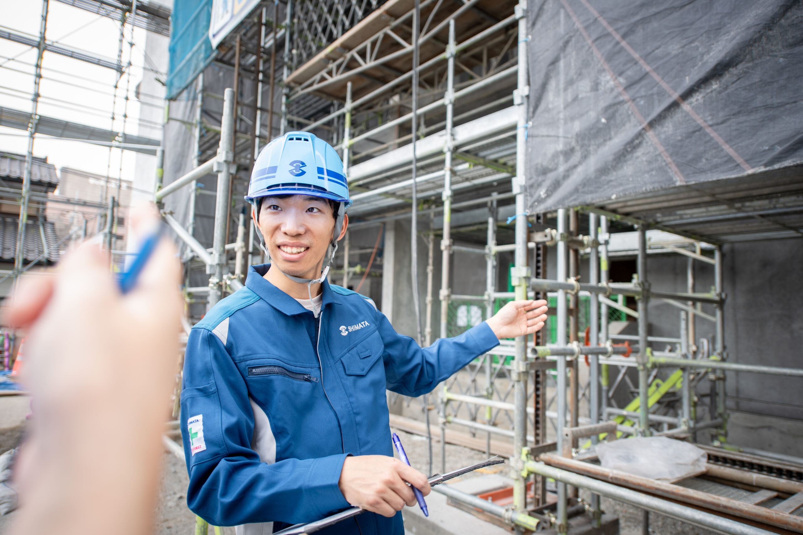 業者との打合せの写真