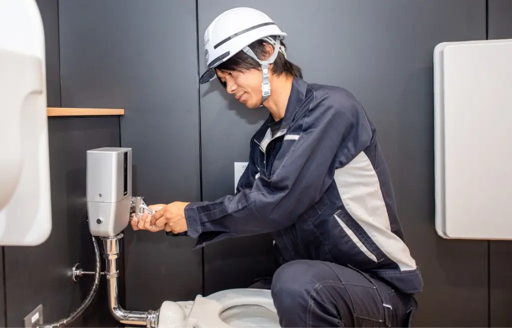 管工事施工スタッフの写真