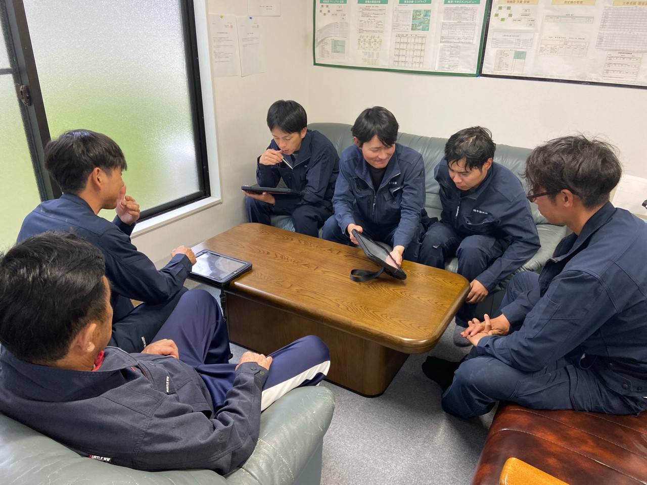 朝礼・ミーティングの写真