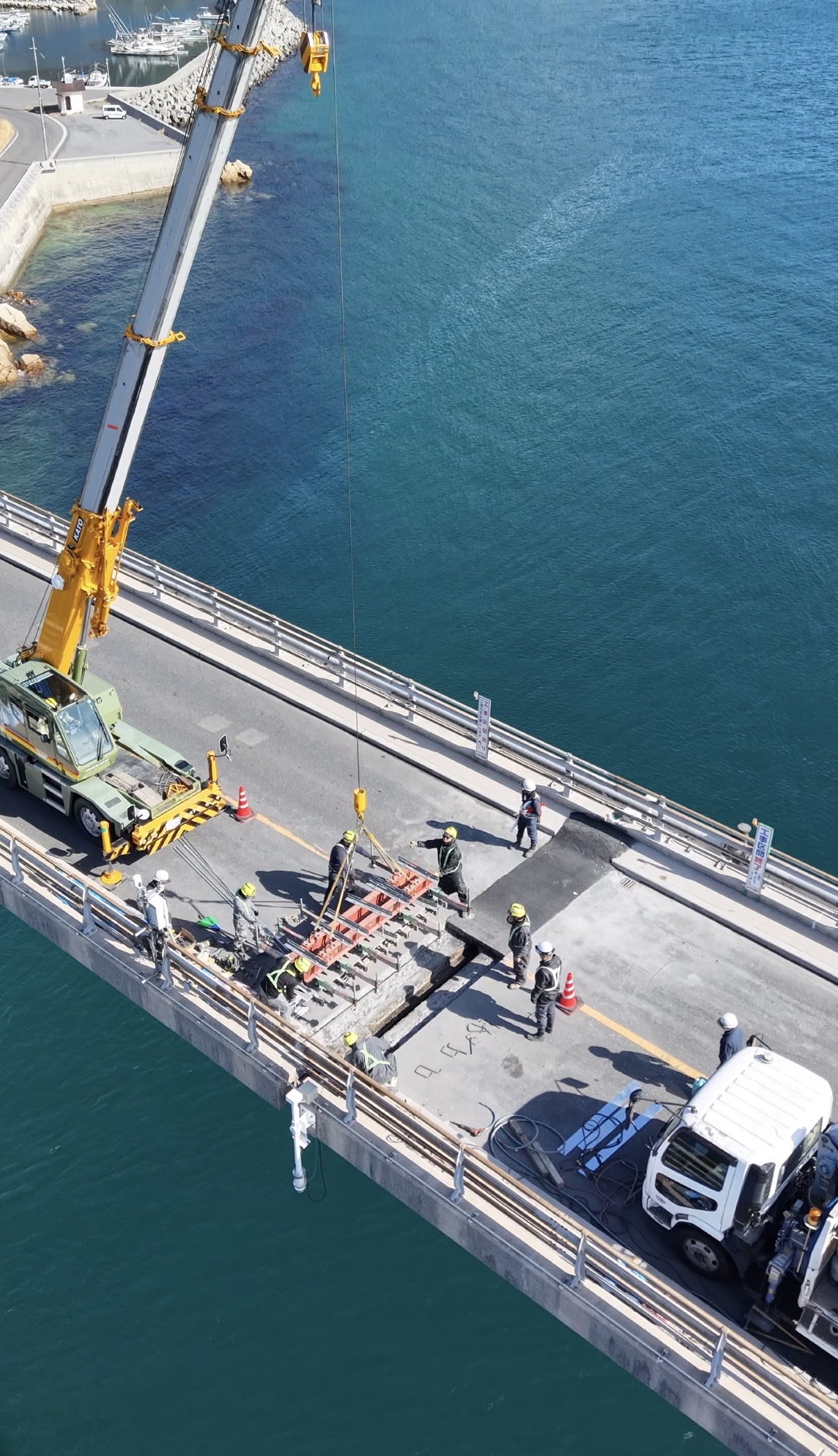 主要県道光上関線（上関大橋）橋梁（長寿命化メンテ　修繕）工事第４工区の写真