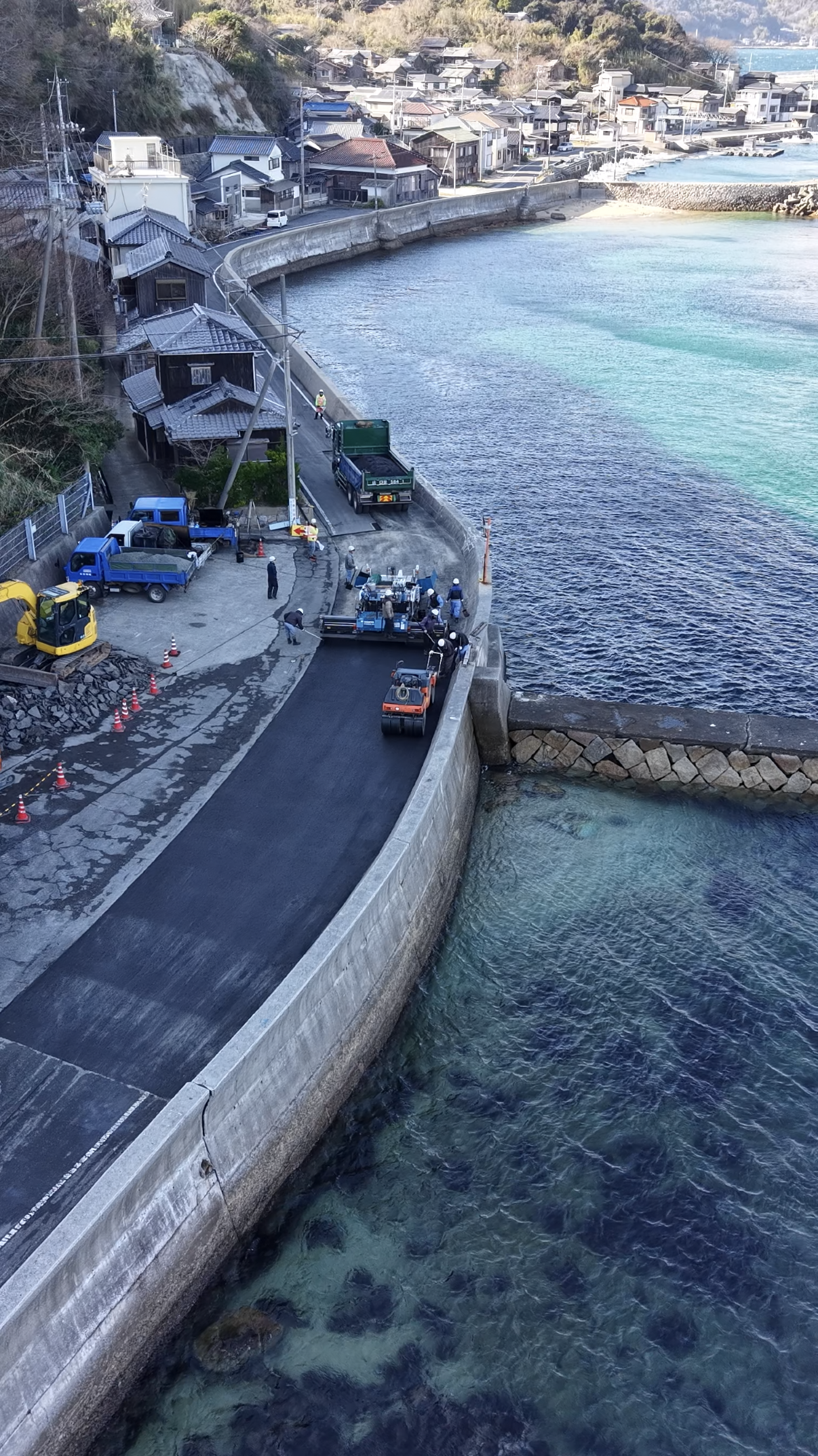 令和７年度管内一円（周防大島町）単独舗装補修（県道）工事第４工区の写真