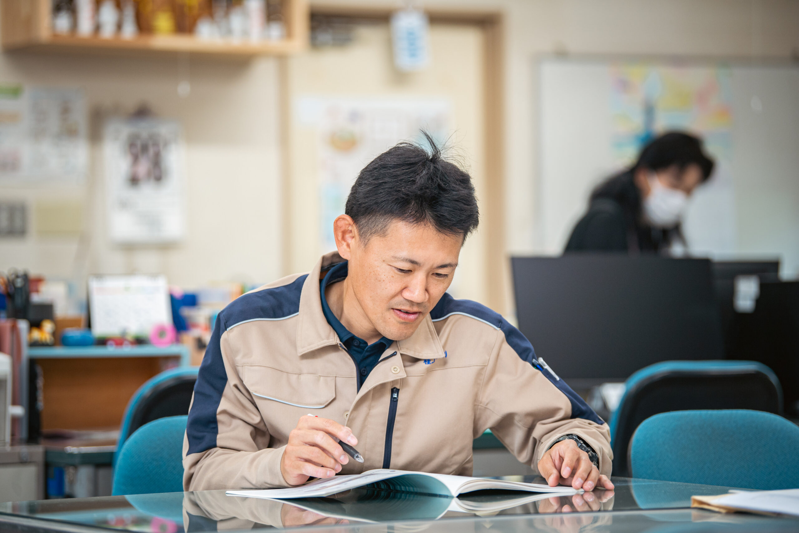 作業終了・帰社の写真