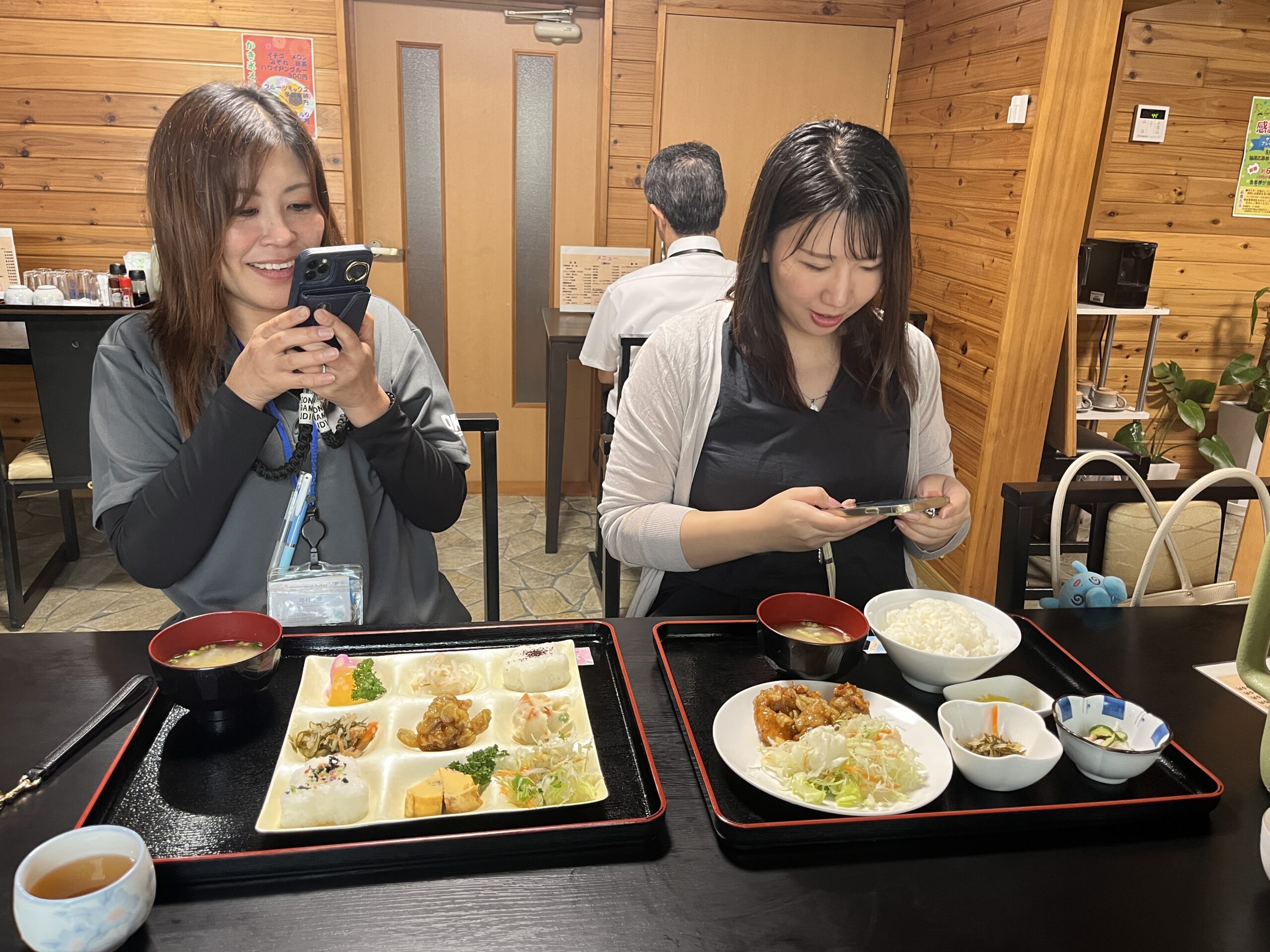 昼食、休憩の写真